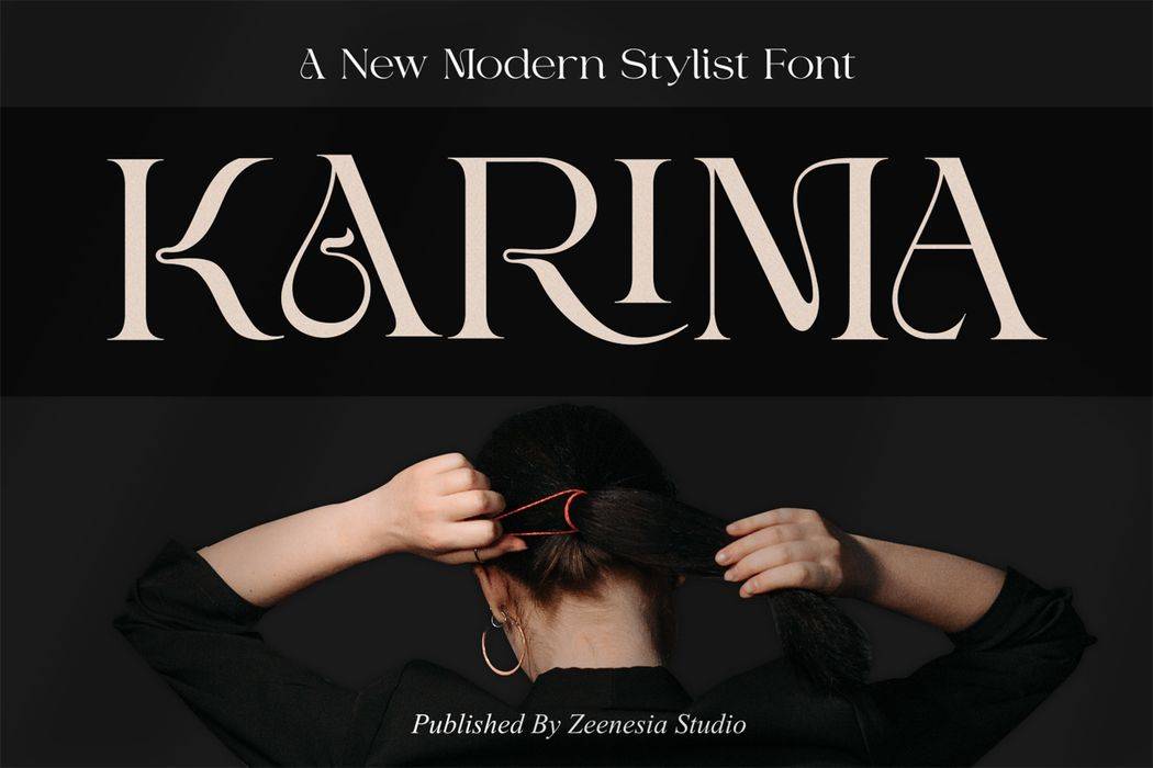 Karima Font sample