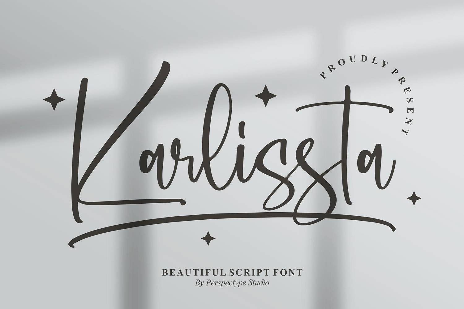 Karlissta Font sample