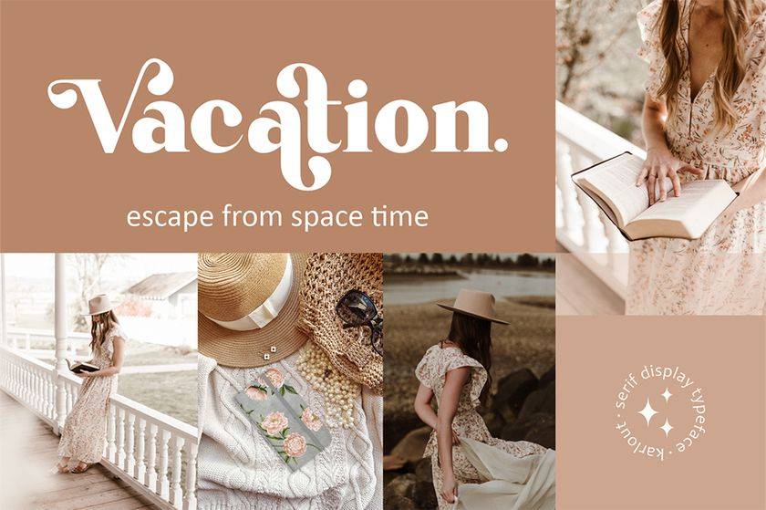 Karlout Font sample