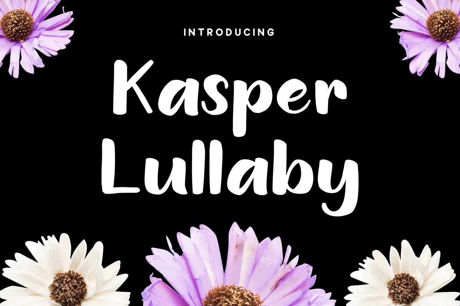 Kasper Lullaby Font sample