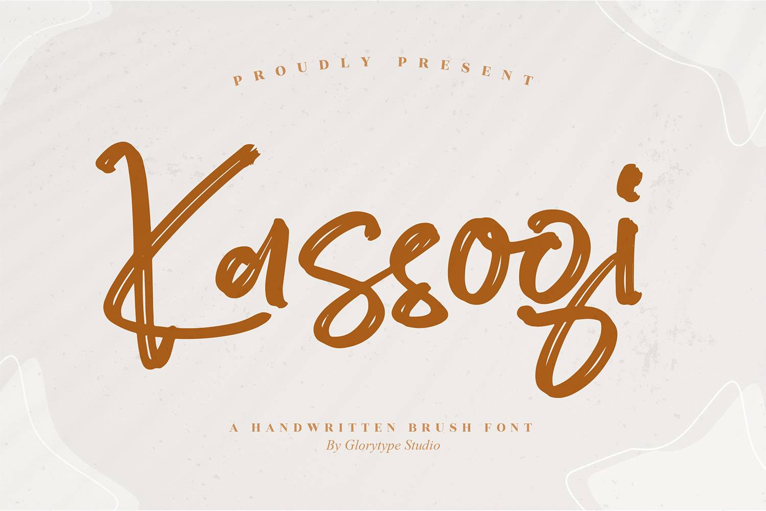 Kassogi Font sample