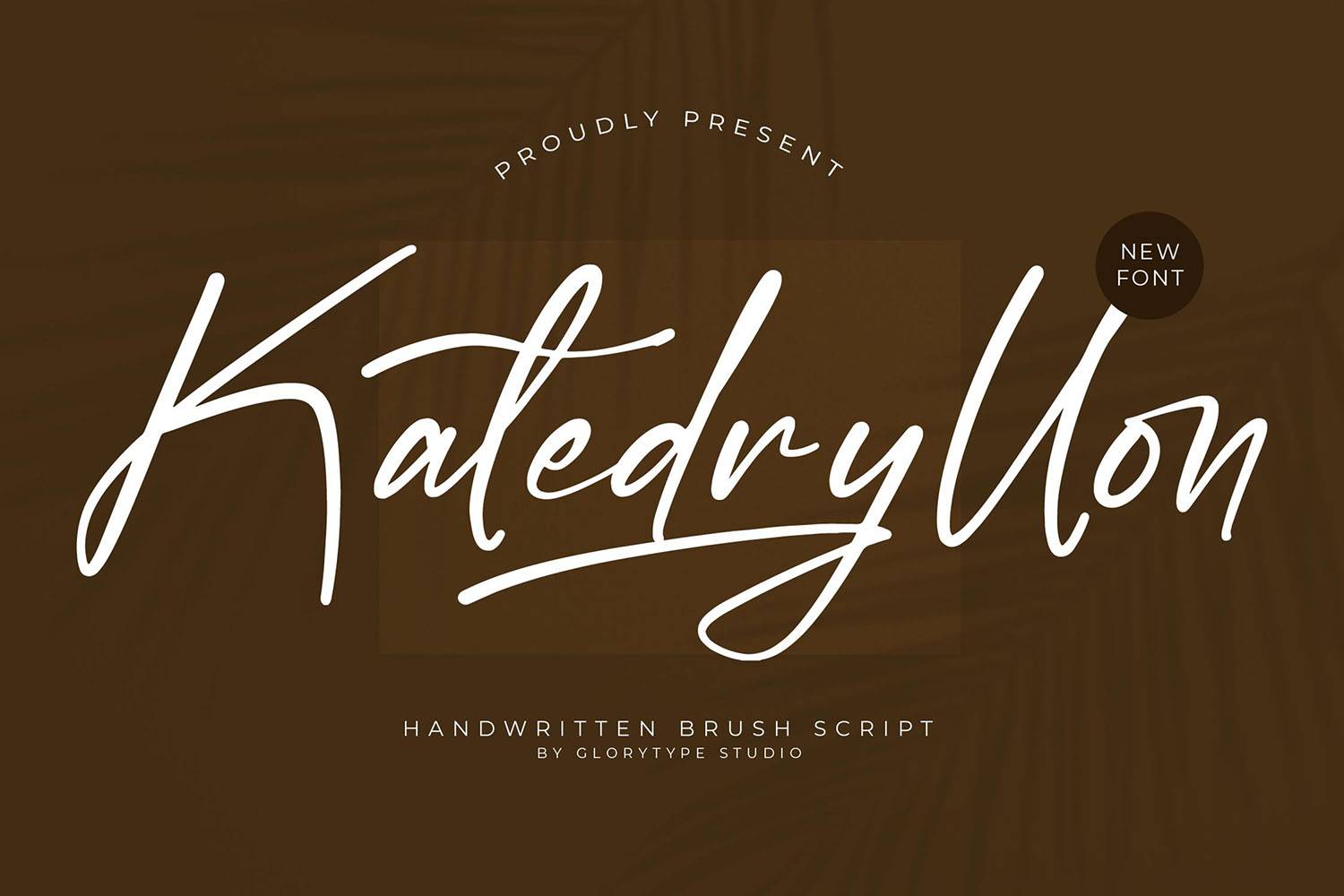 Katedryllon Font sample