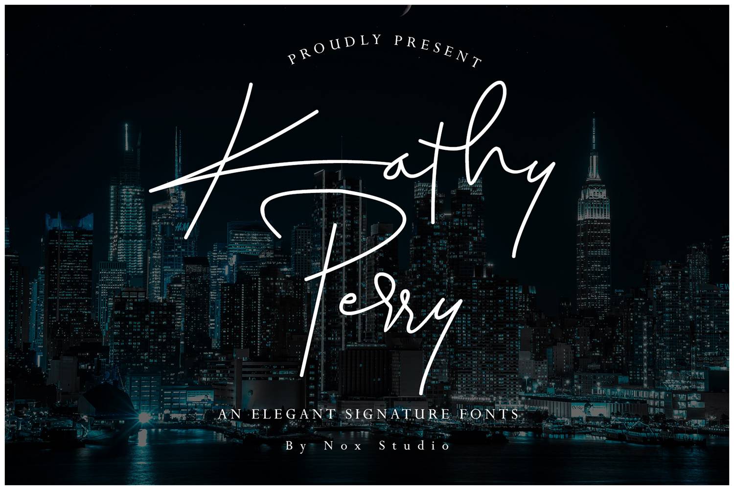 Kathy Perry Font sample