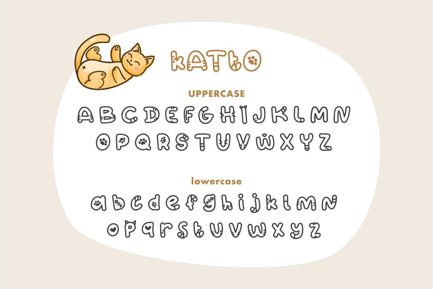Katto Font sample