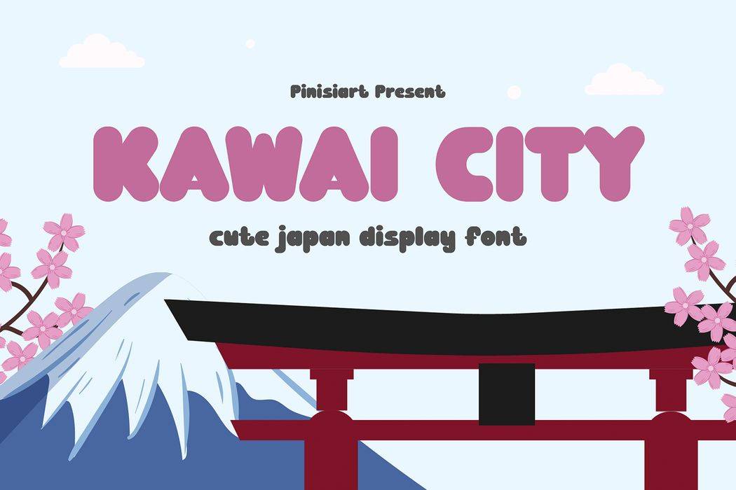 Kawai City Font sample