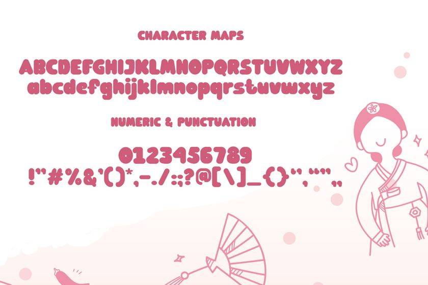 Kawai City Font sample