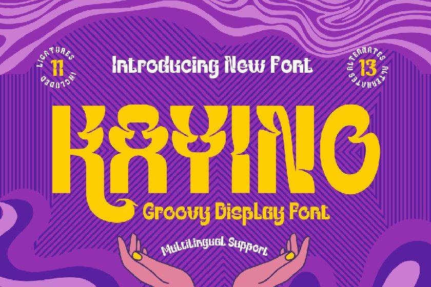 Kayino Font sample