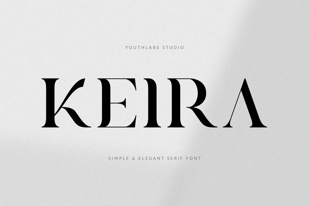 Keira Serif Font sample