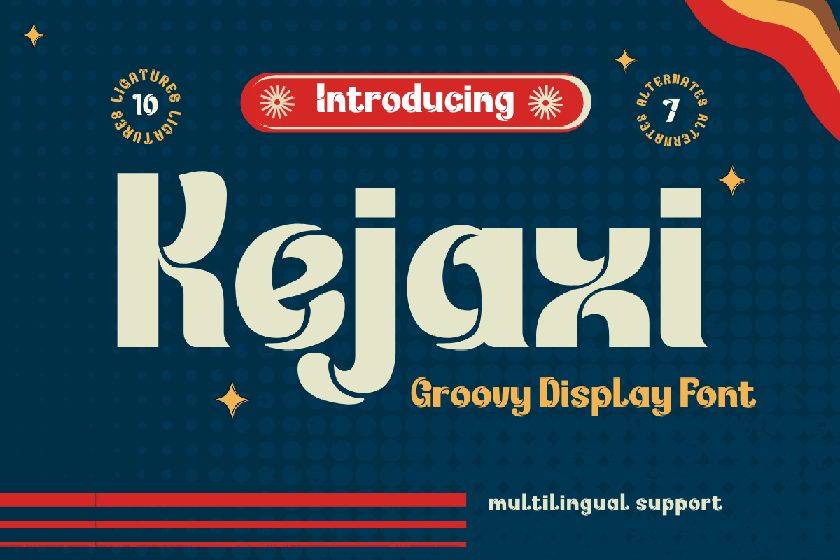 Kejaxi Font sample