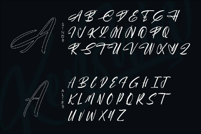 Kenshin Font sample