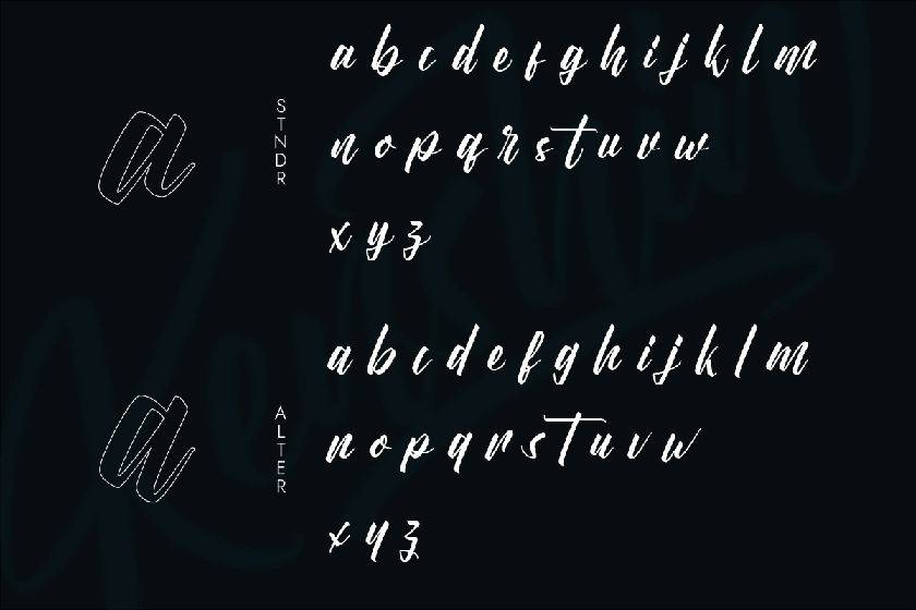 Kenshin Font sample