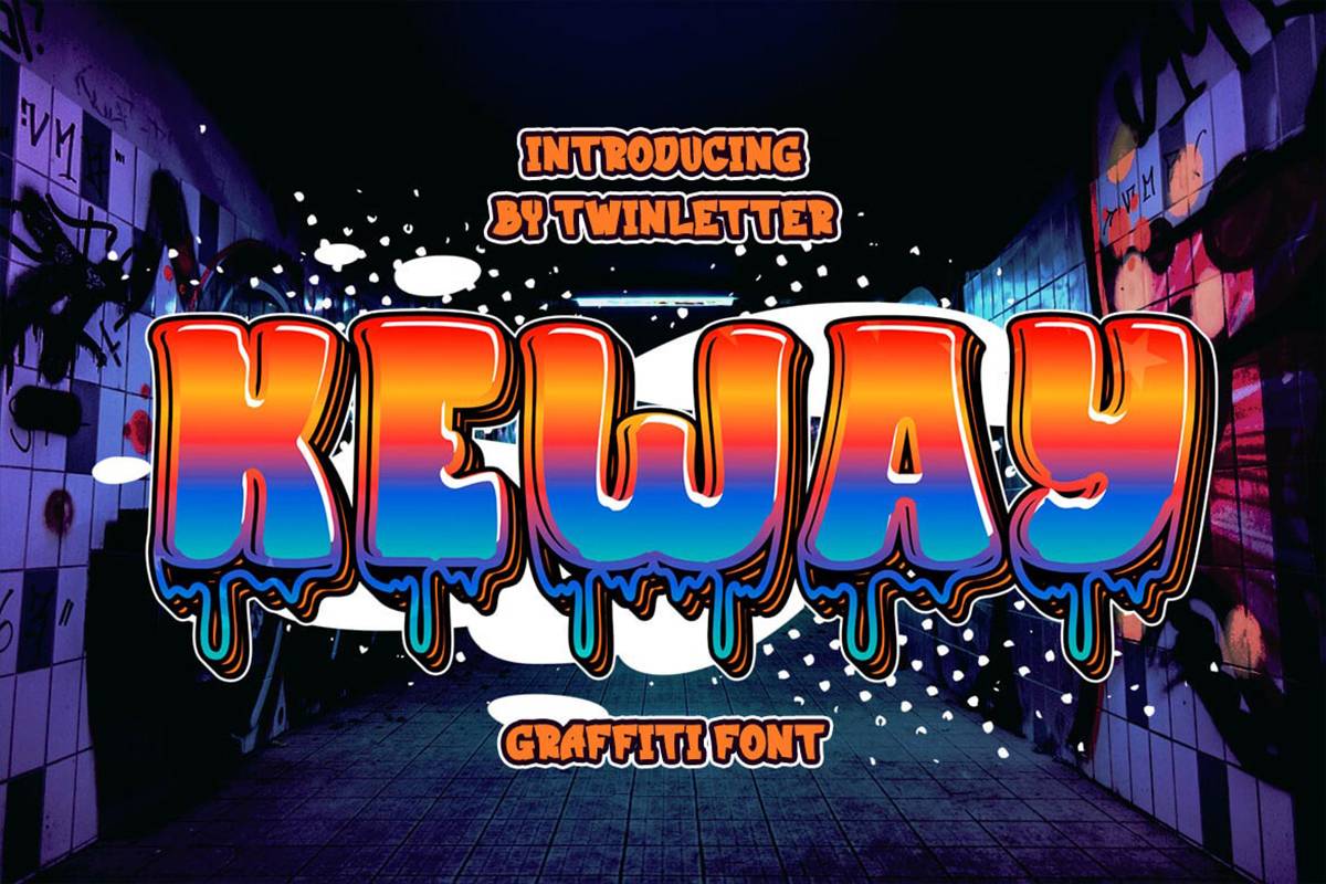 Keway Font sample
