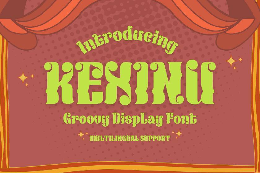 Kexinu Font sample