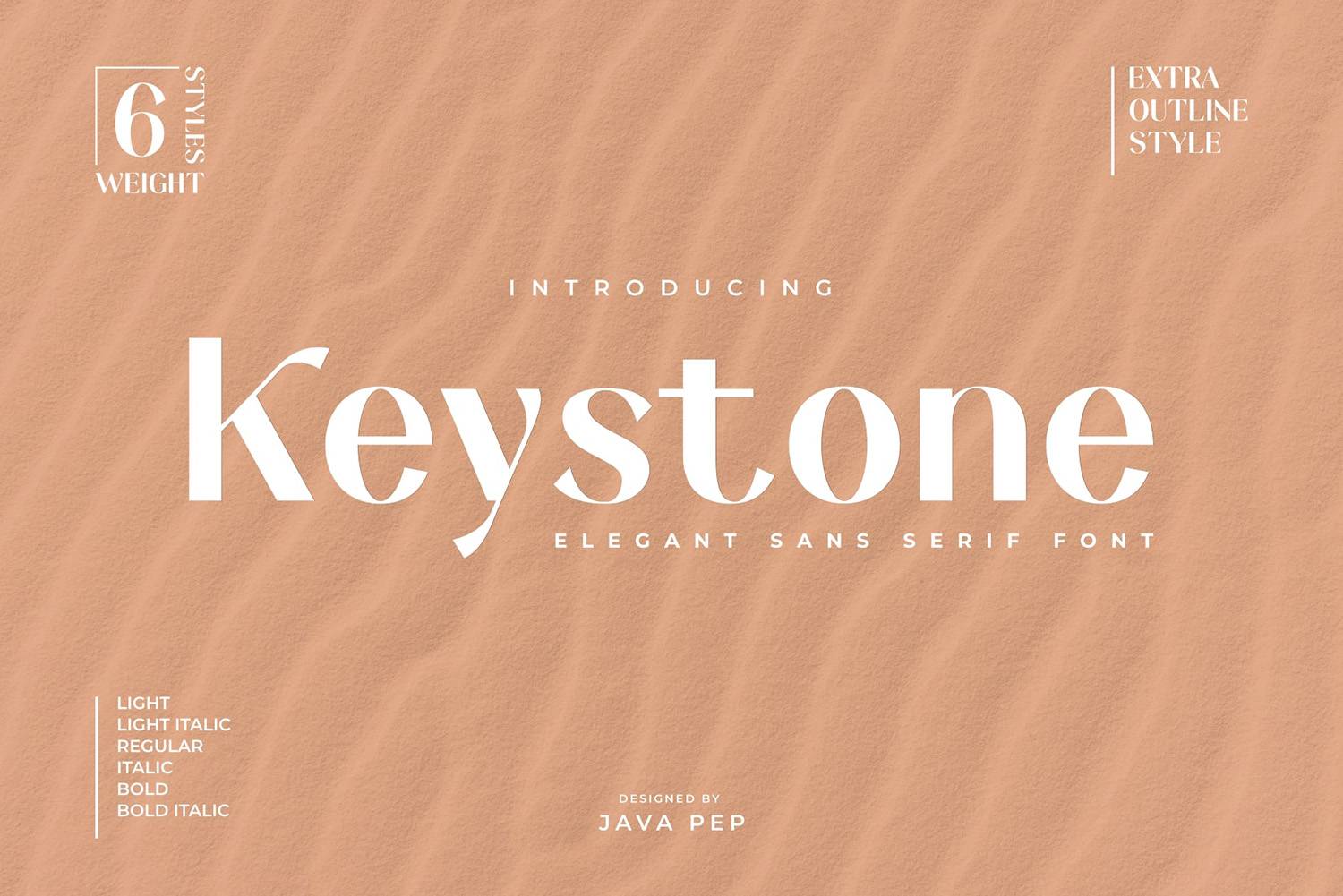 Keystone Font sample