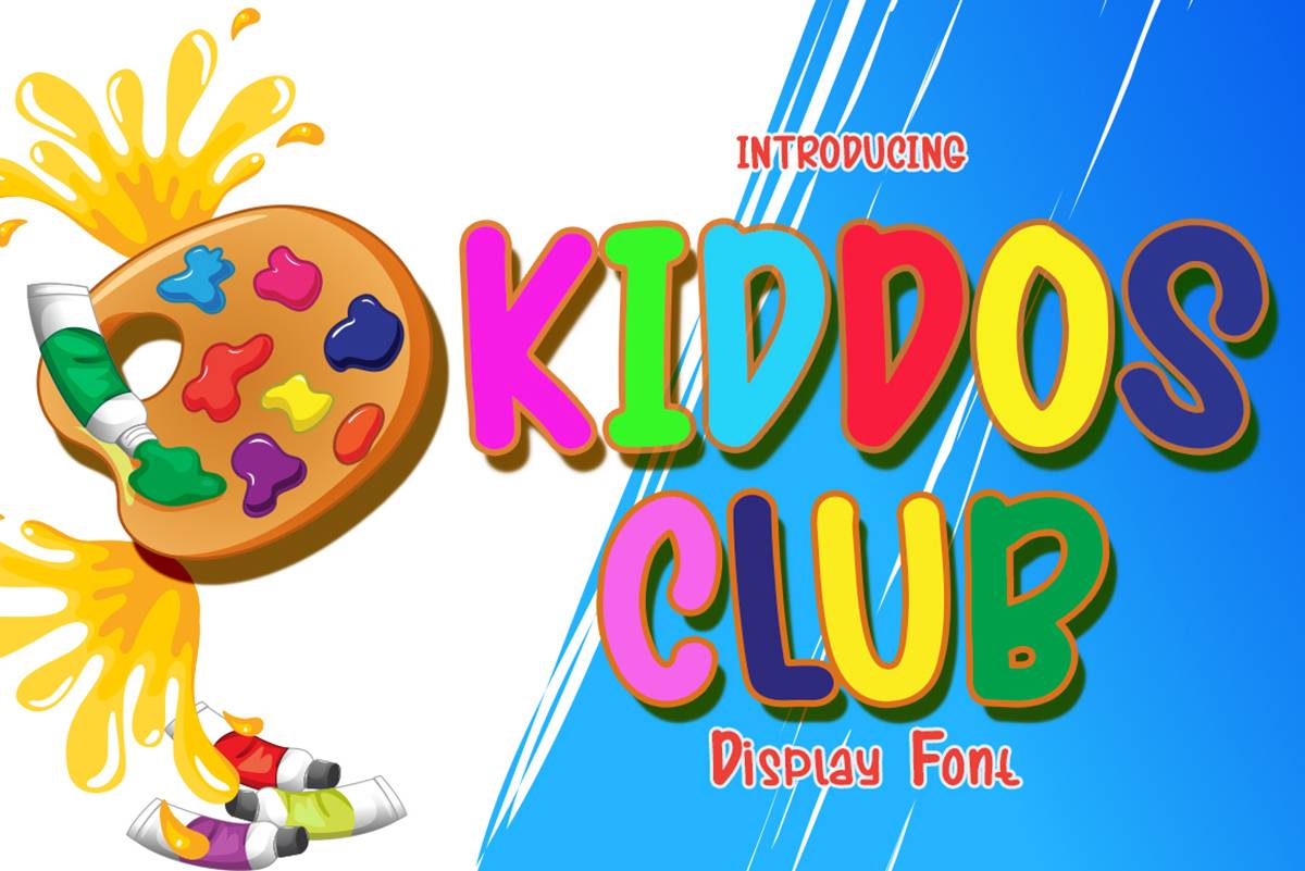 Kiddos Club Font sample