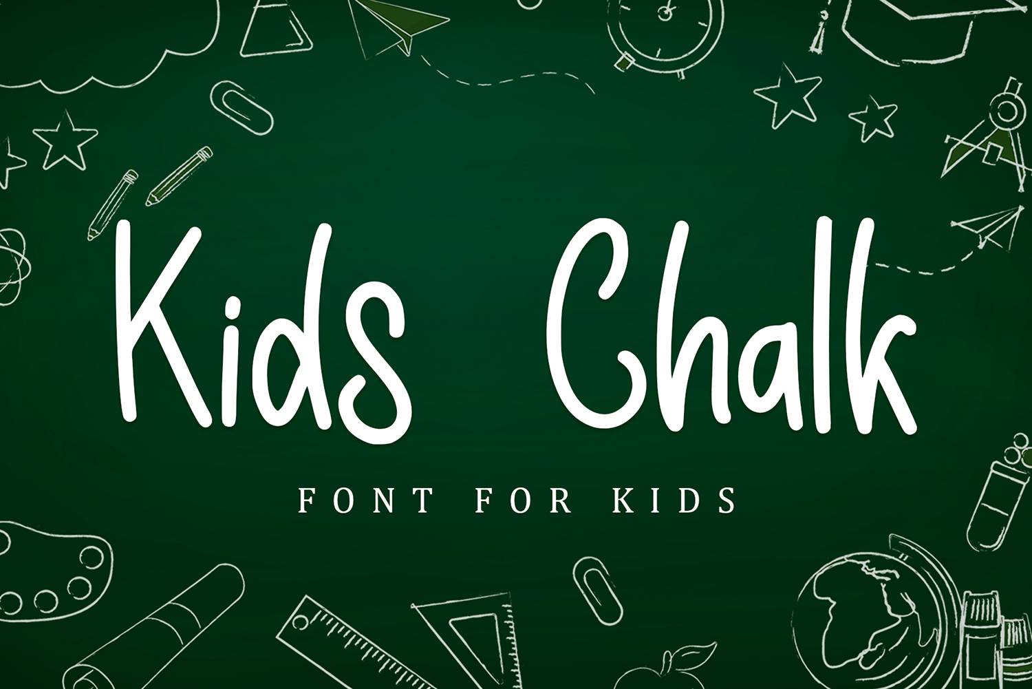 Kids Chalk Font sample