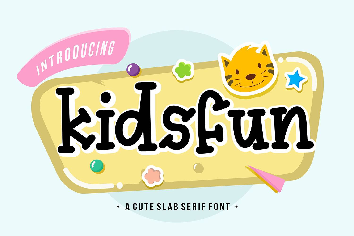 Kidsfun Font sample