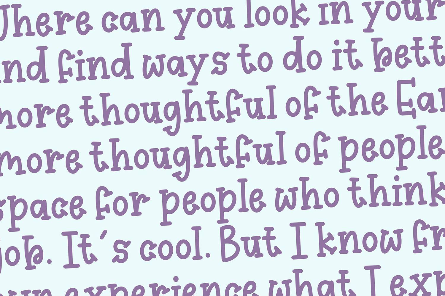 Kidsfun Font sample