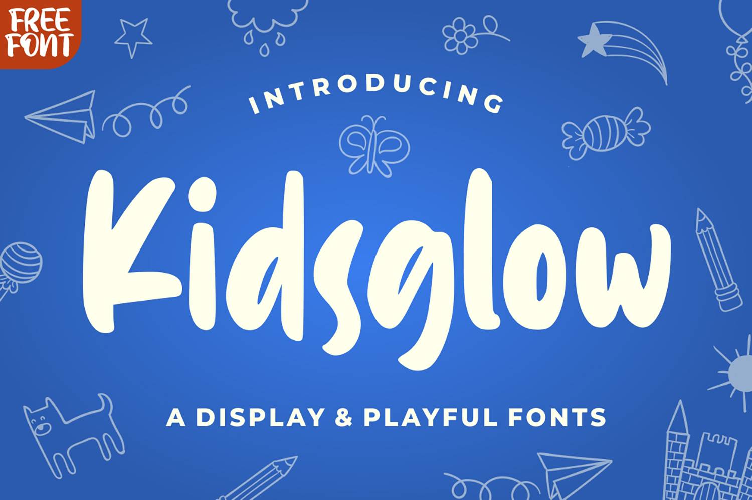 Kidsglow Font sample