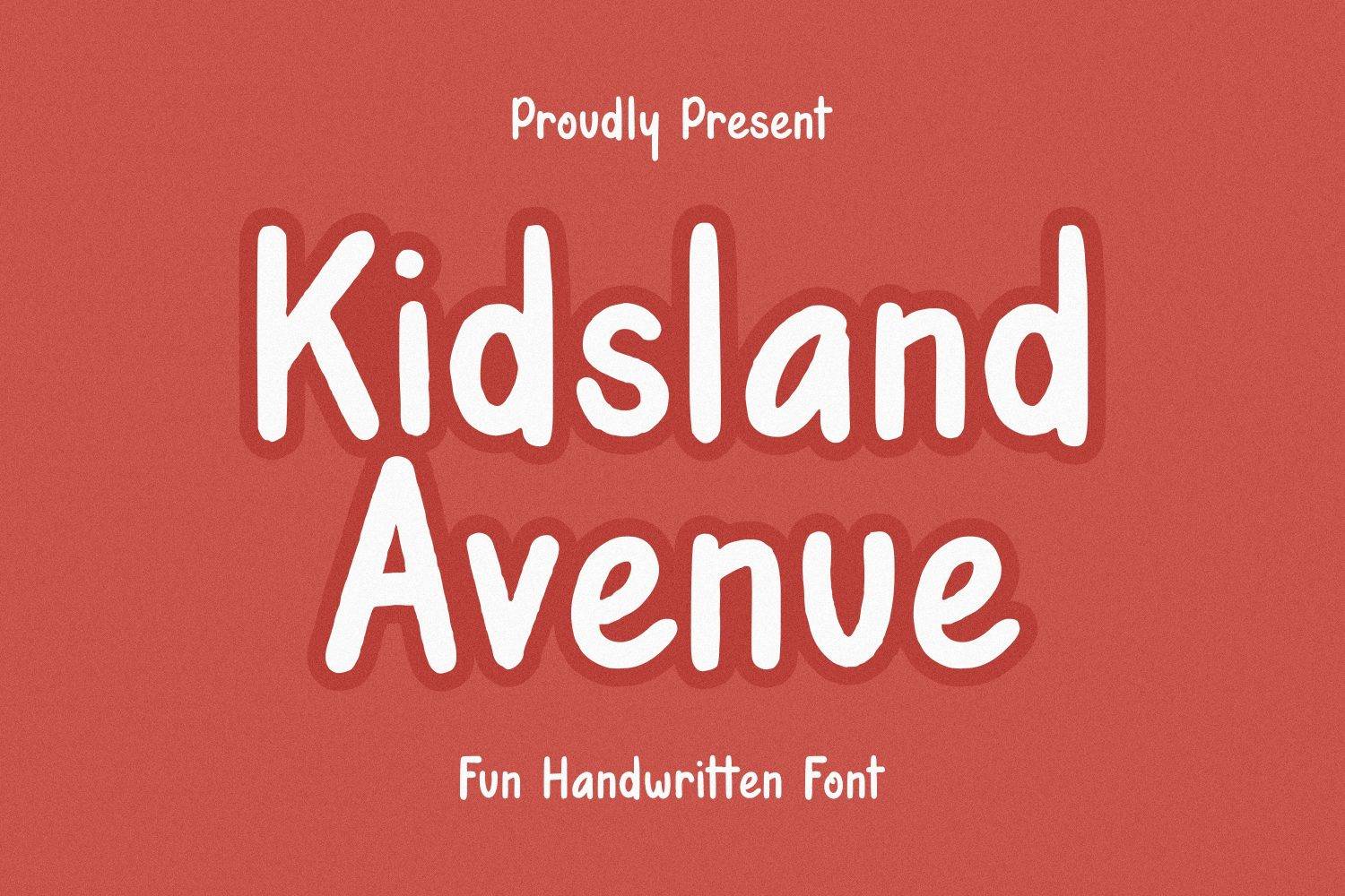 Kidsland Avenue Font sample