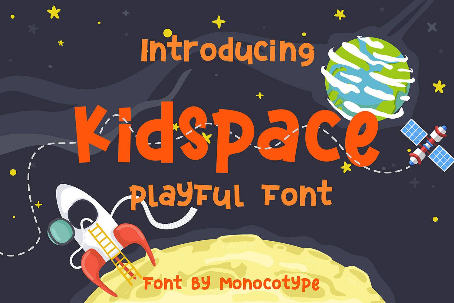 Kidspace Font sample