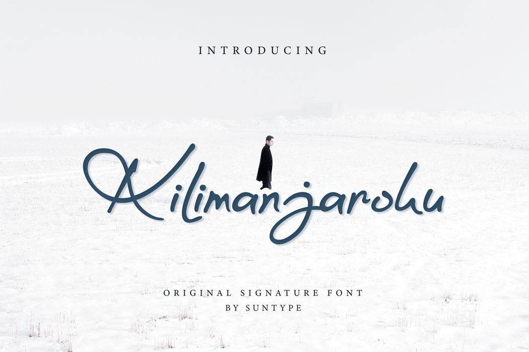 Kilimanjaroku Font sample