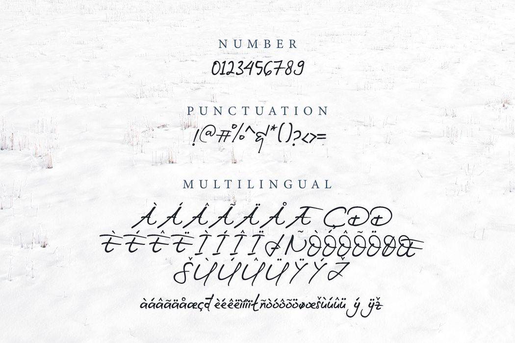 Kilimanjaroku Font sample