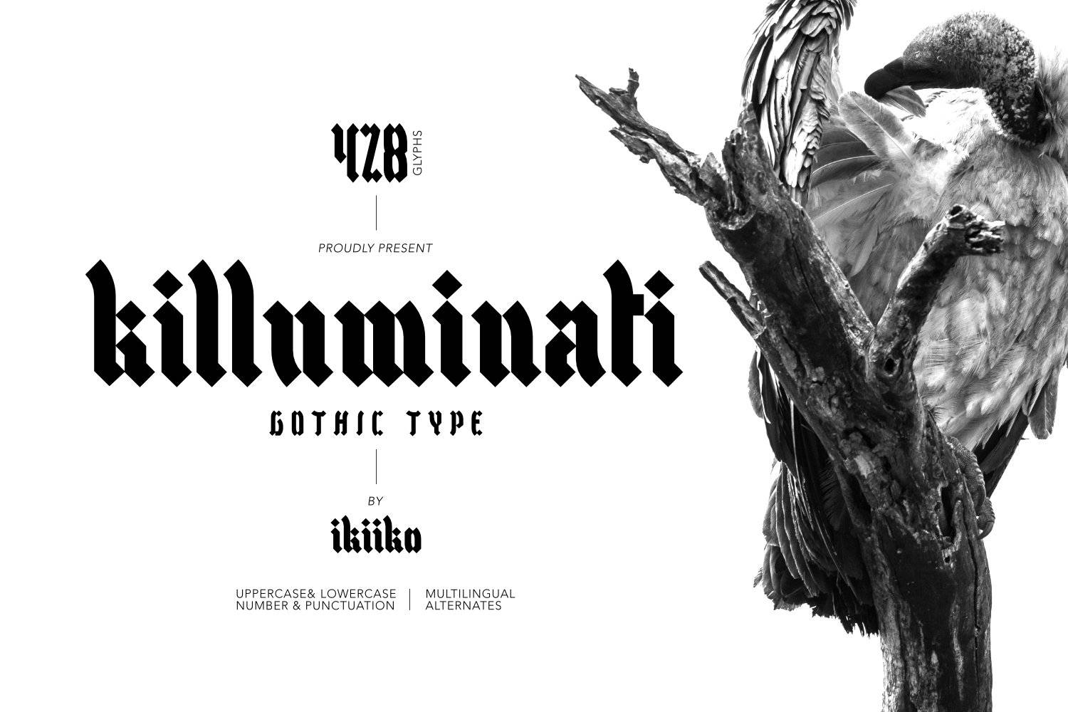 Killuminati Font sample