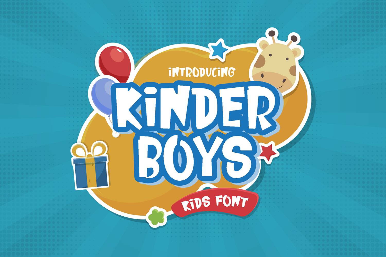 Kinder Boys Font sample