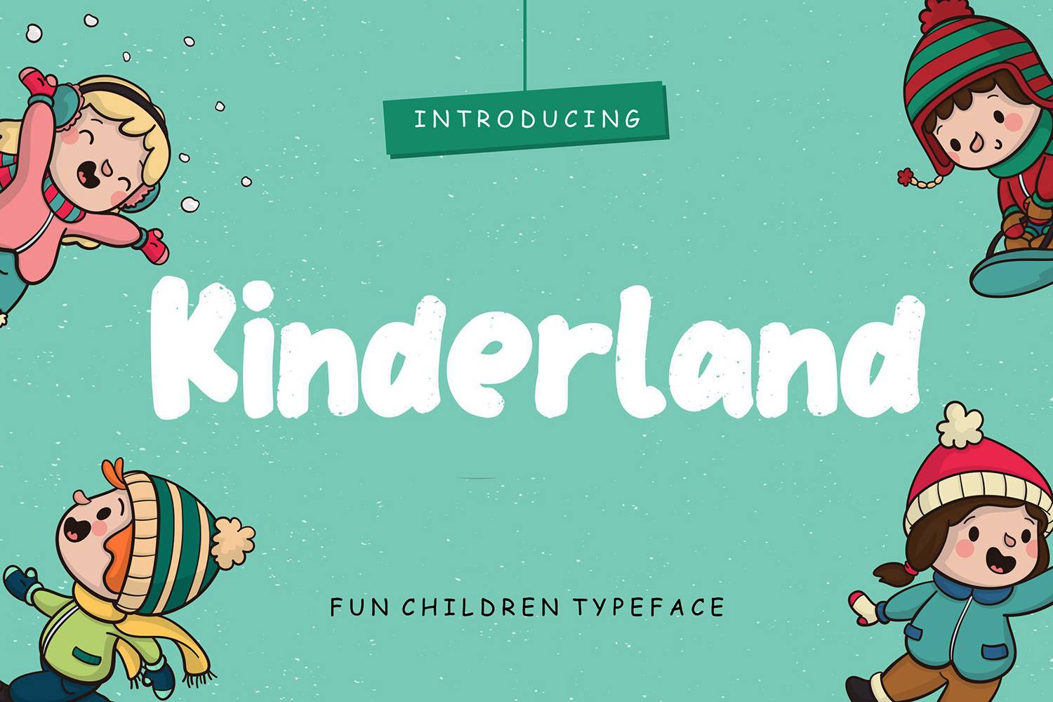 Kinderland Font sample