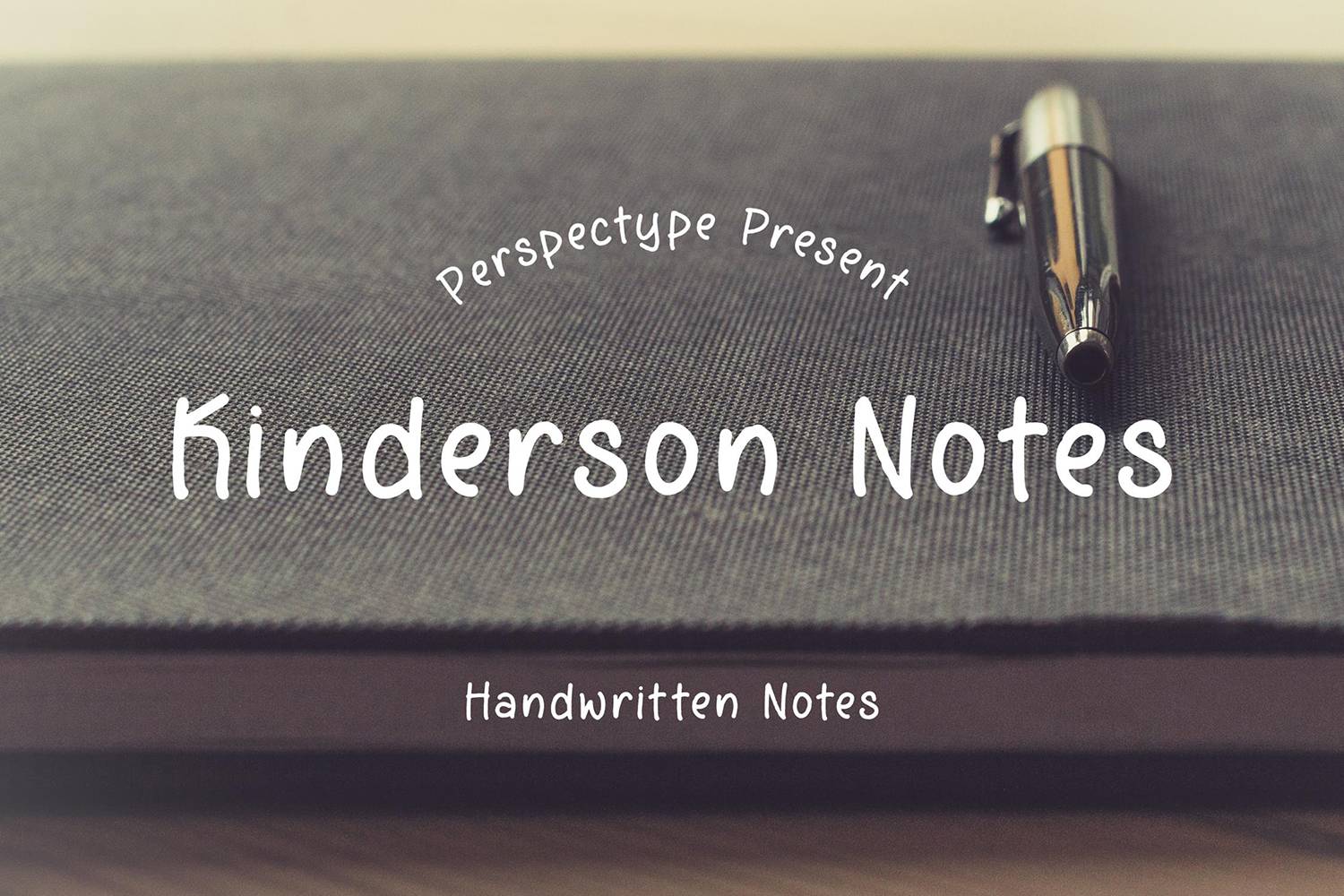 Kinderson Notes Font sample