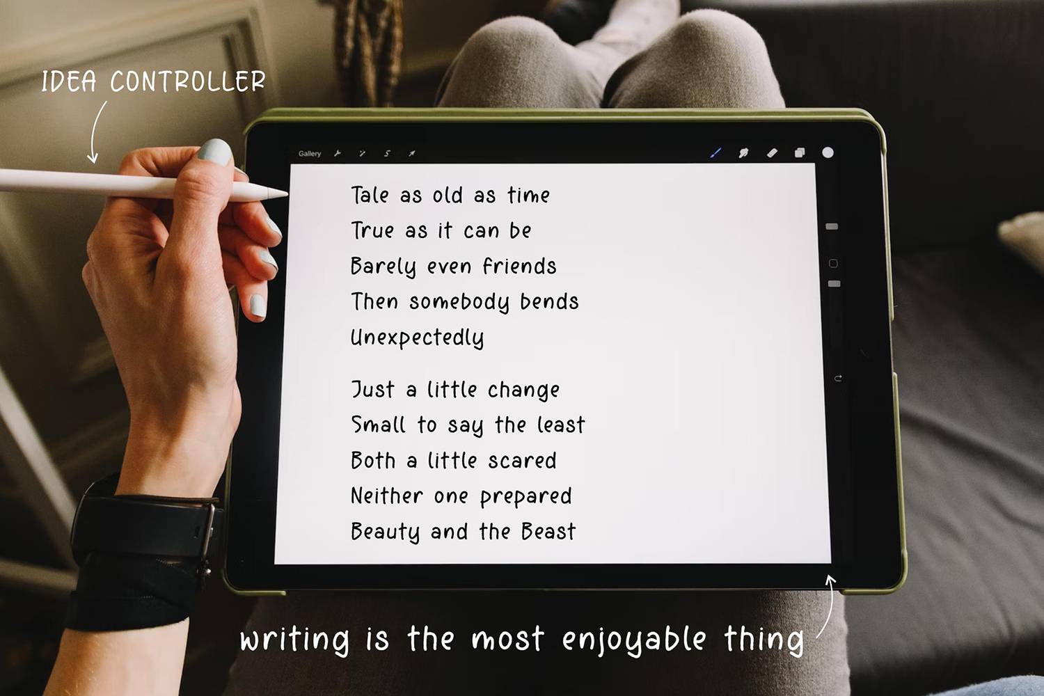 Kinderson Notes Font sample