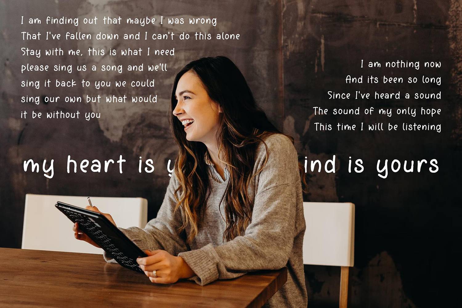 Kinderson Notes Font sample