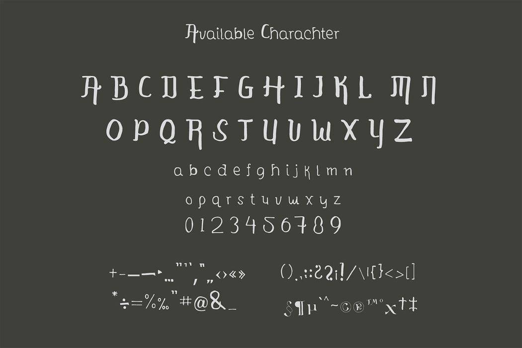 Kingdom Storia Font sample