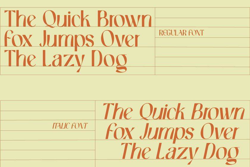 Kinglard Font sample