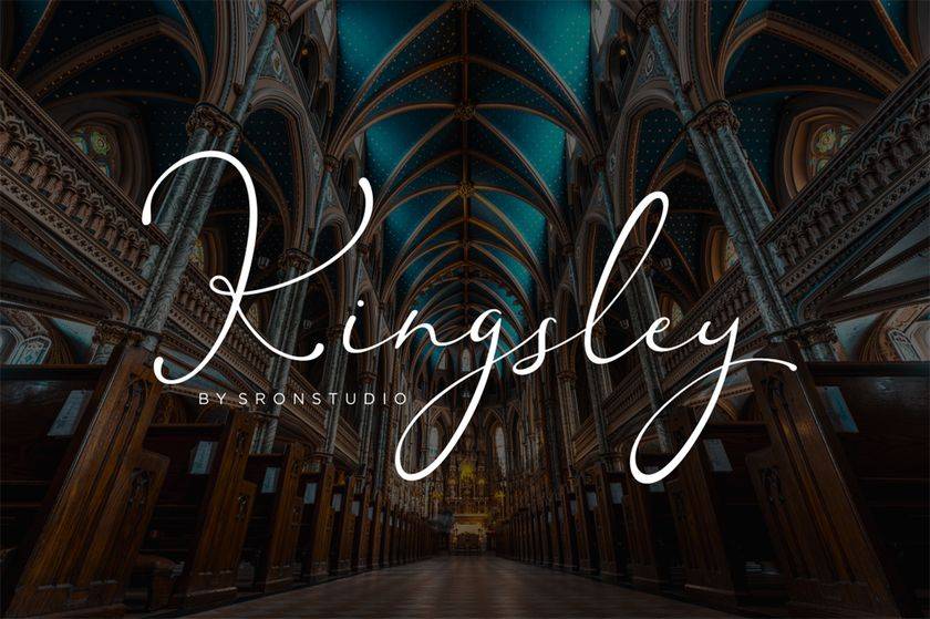 Kingsley Font sample