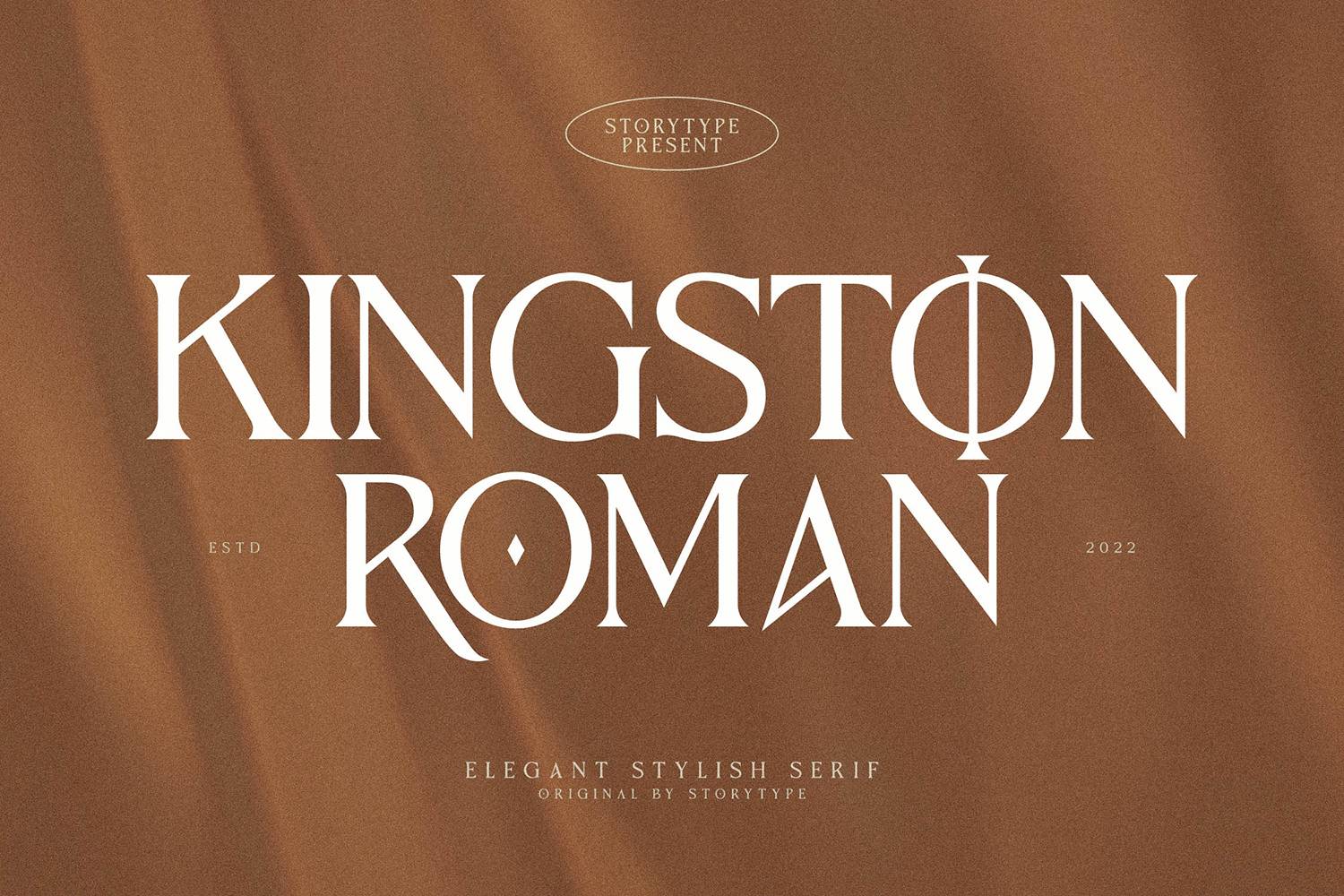 Kingston Roman Font sample