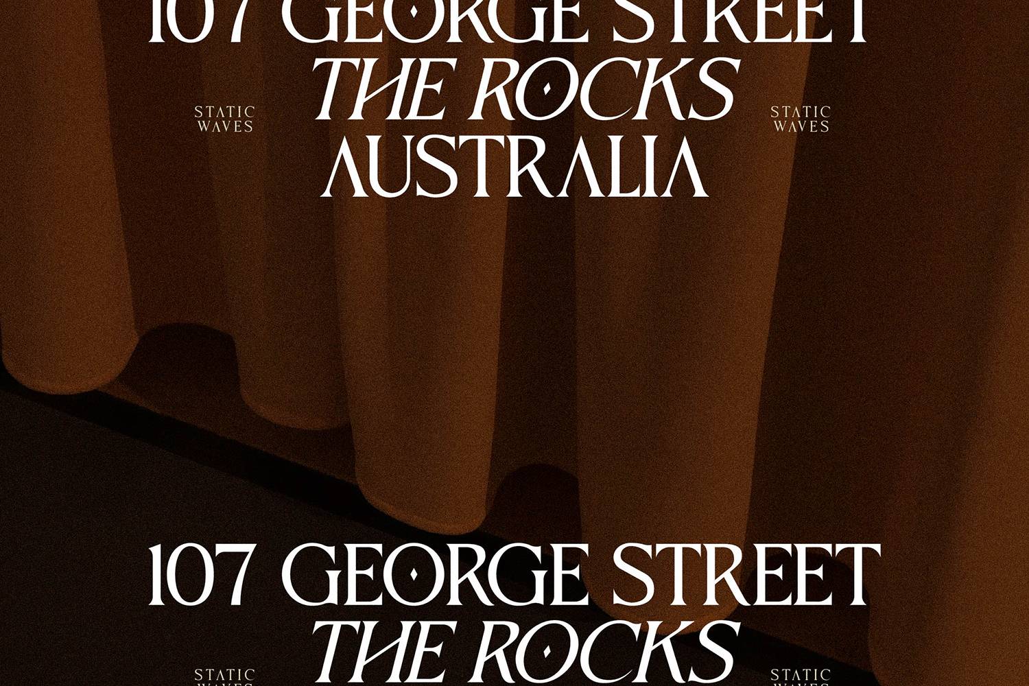 Kingston Roman Font sample