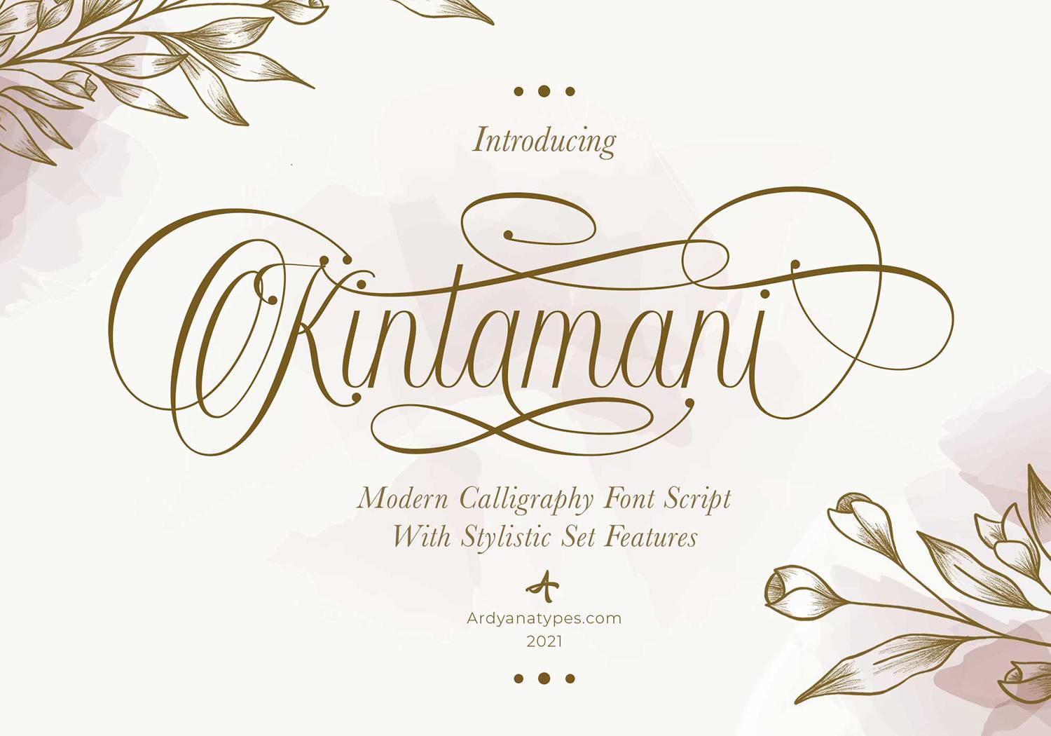 Kintamani Font sample
