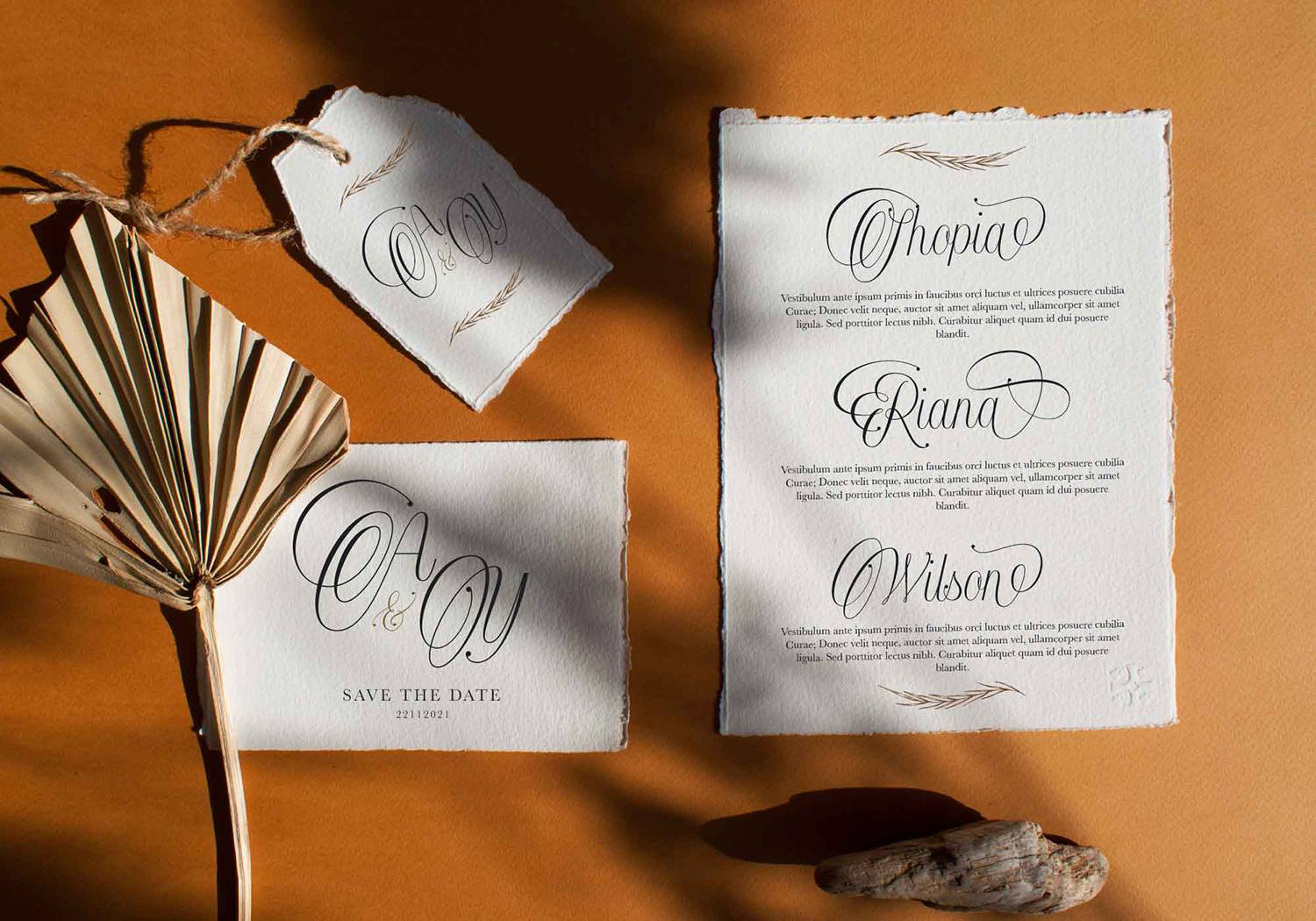Kintamani Font sample