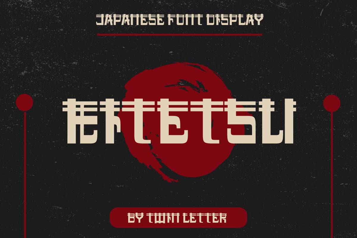 Kitetsu Font sample