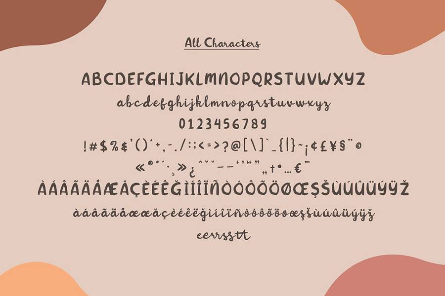 Kitten Days Handwriting Font sample