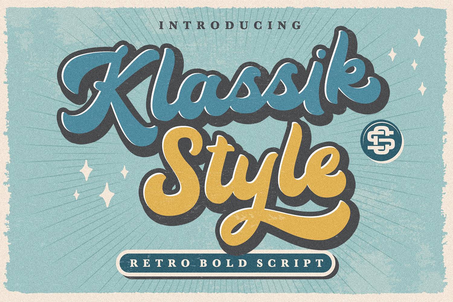 Klassik Style Font sample