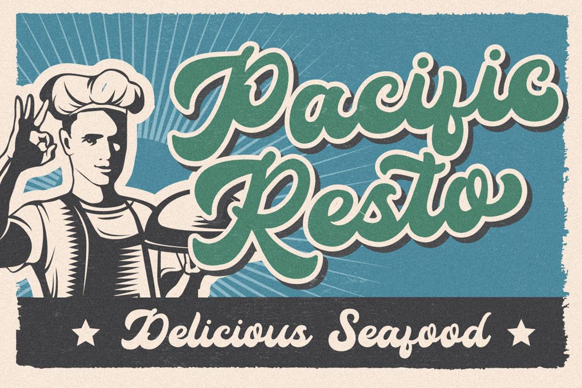 Klassik Style Font sample