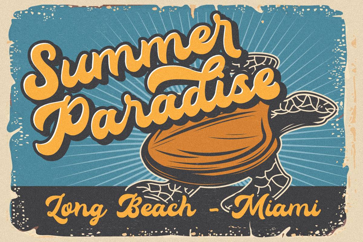 Klassik Style Font sample