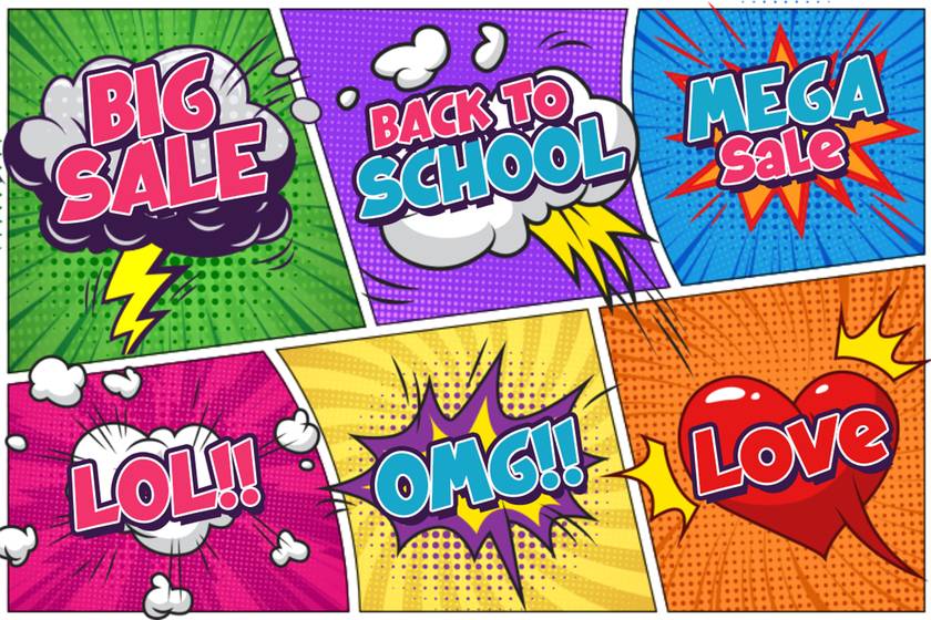 Komikaze Font sample