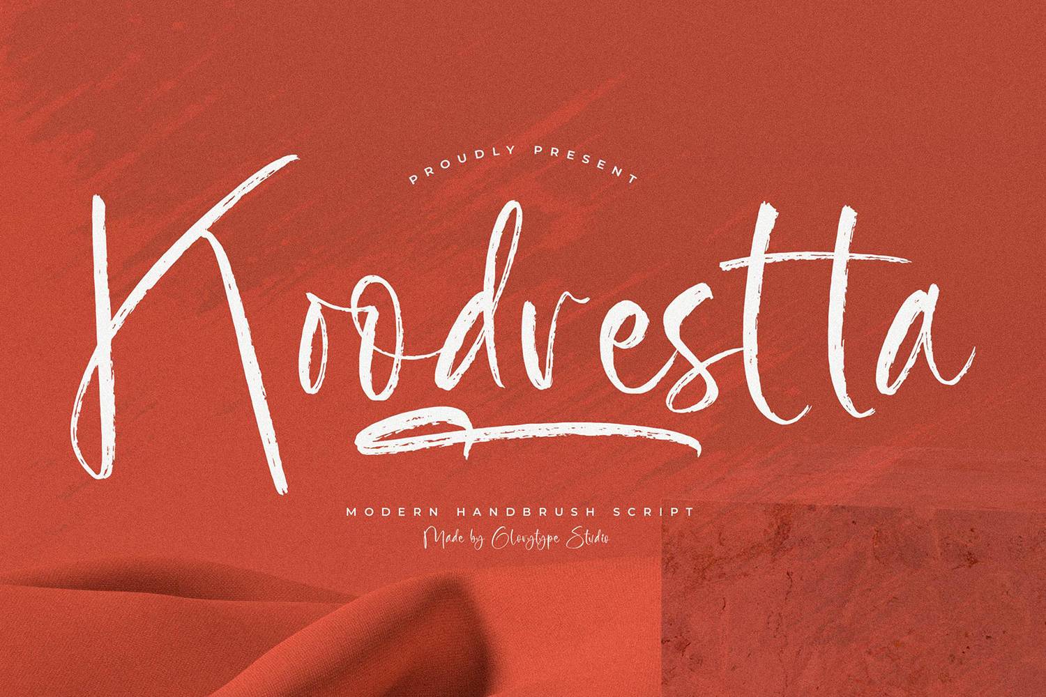 Koodrestta Font sample