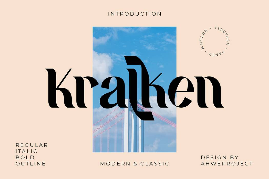 Kralken Font sample