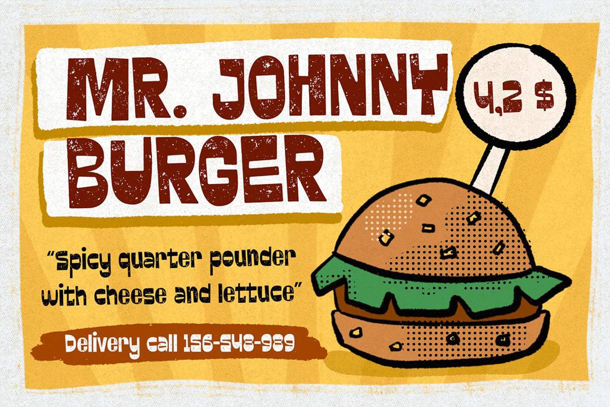Krenzy Crispy Font sample