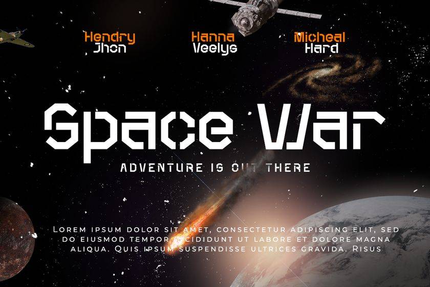 Krypton Font sample